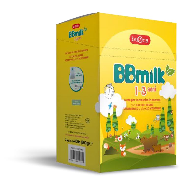 Bbmilk 0-12 Bio Polvere 2 Buste da 400 g, compra online su Farmacia delle  Terme