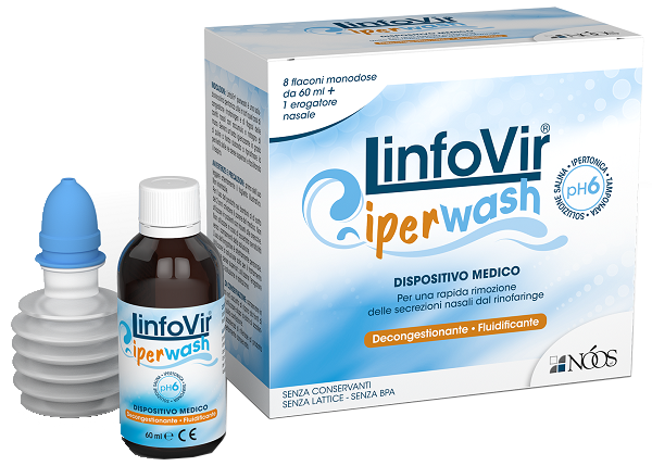 Soluzione Salina Isotonica Linfovir Isowash 8 Flaconi da 60ml, compra  online su Farmacia delle Terme