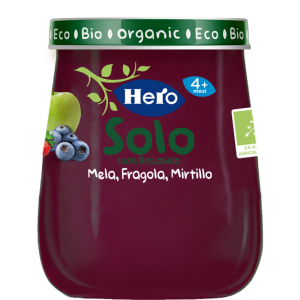 Hero Baby Solo Frutta Frullata 100% Bio, PACK DA 18 CONFEZIONI [Vari Gusti]  -  - Offerte E Coupon: #BESLY!