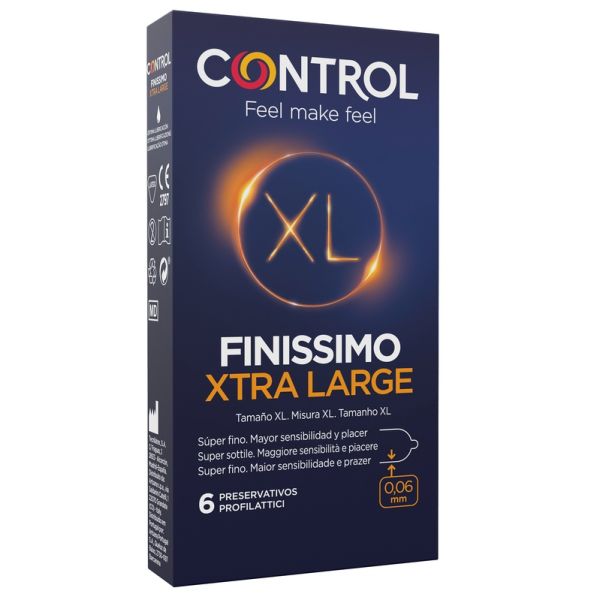 Control Finissimo Xtra Large 6 Pezzi, compra online su Farmacia delle Terme