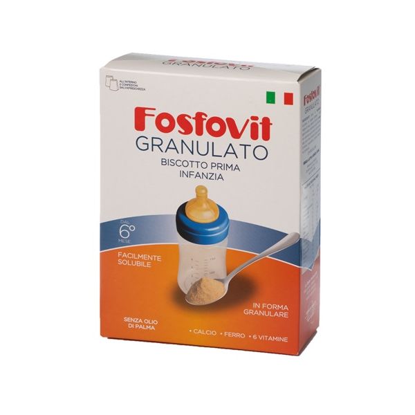 Fosfovit Biscotto Granulato 400 g, compra online su Farmacia delle Terme