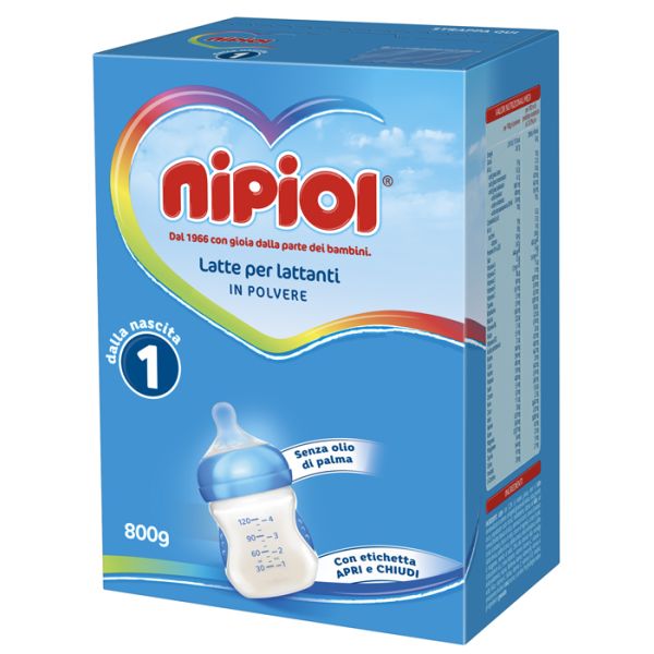 Nipiol Latte Stage 1 Polvere 800 g, compra online su Farmacia delle Terme