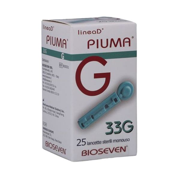 Lancette Pungidito Linea d Piuma Gauge 33 25 Pezzi, compra online su  Farmacia delle Terme