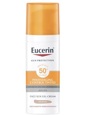 Eucerin Sun Photoaging Control Tinted Gel Creme Spf50+ Medium 50 ml