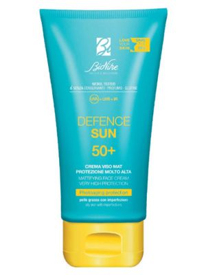 Defence Sun Crema Viso Mat Spf50+ Protezione Molto Alta 50 ml